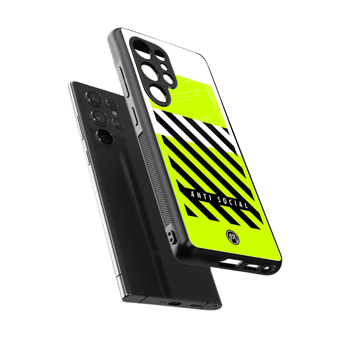anti social back phone cover | glass case for samsung galaxy s25 ultra