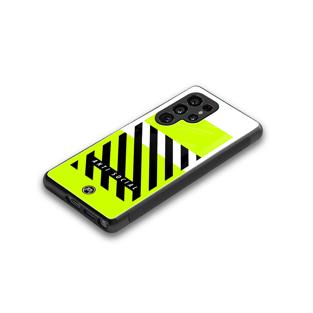 anti social back phone cover | glass case for samsung galaxy s25 ultra