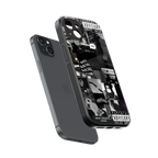 anti social social club dark edition back phone cover | glass case for iphone 15 plus