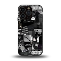 anti social social club dark edition back phone cover | glass case for iphone 14 pro