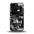 anti social social club dark edition back phone cover | glass case for iphone 16 pro
