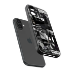 anti social social club dark edition back phone cover | glass case for iphone 16