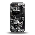 anti social social club dark edition back phone cover | glass case for iphone 16e