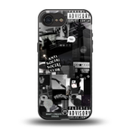 anti social social club dark edition back phone cover | glass case for iphone 16e