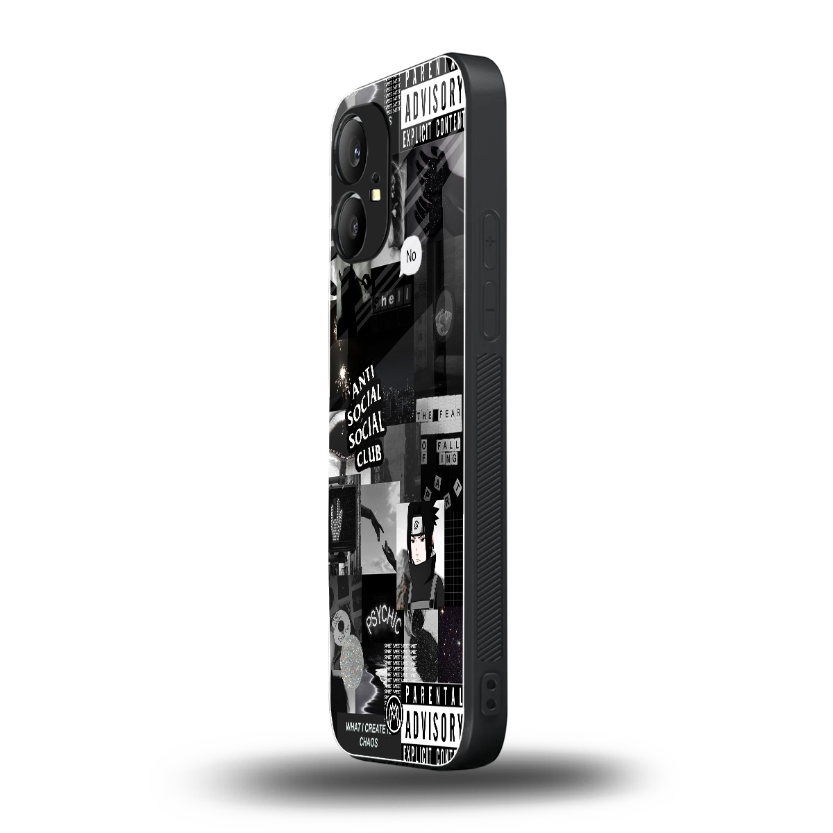 anti social social club dark edition back phone cover | glass case for nothing phone 1