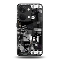 anti social social club dark edition back phone cover | glass case for oneplus nord 3