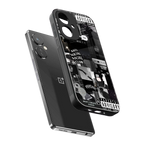 anti social social club dark edition back phone cover | glass case for oneplus nord ce 3