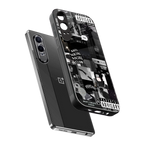 anti social social club dark edition back phone cover | glass case for oneplus nord ce 4 lite