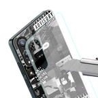anti social social club dark edition back phone cover | glass case for oneplus nord ce 4 lite