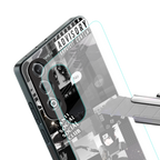 anti social social club dark edition back phone cover | glass case for oneplus nord ce 4