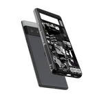 anti social social club dark edition back phone cover | glass case for google pixel 6 pro