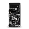 anti social social club dark edition back phone cover | glass case for google pixel 6