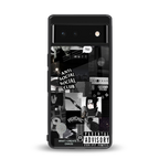 anti social social club dark edition back phone cover | glass case for google pixel 6