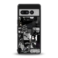anti social social club dark edition back phone cover | glass case for google pixel 7 pro