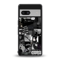 anti social social club dark edition back phone cover | glass case for Google Pixel 7A