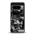 anti social social club dark edition back phone cover | glass case for google pixel 8 pro
