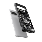 anti social social club dark edition back phone cover | glass case for Google Pixel 8