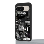 anti social social club dark edition back phone cover | glass case for google pixel 9