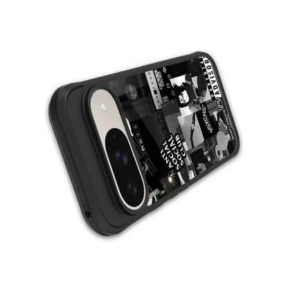 anti social social club dark edition back phone cover | glass case for google pixel 9