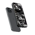anti social social club dark edition back phone cover | glass case for iphone 15