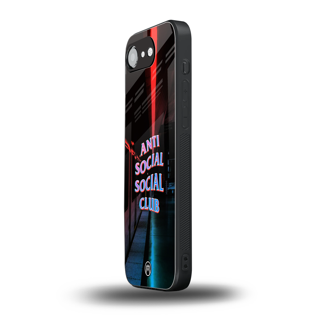 anti social social club back phone cover | glass case for iphone 16e