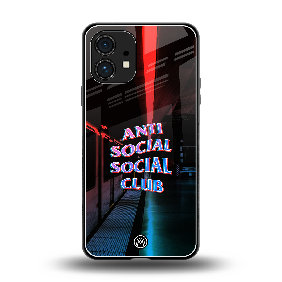 anti social social club back phone cover | glass case for nothing phone 1