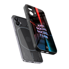 anti social social club back phone cover | glass case for nothing phone 2