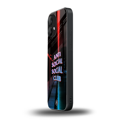 anti social social club back phone cover | glass case for nothing phone 2