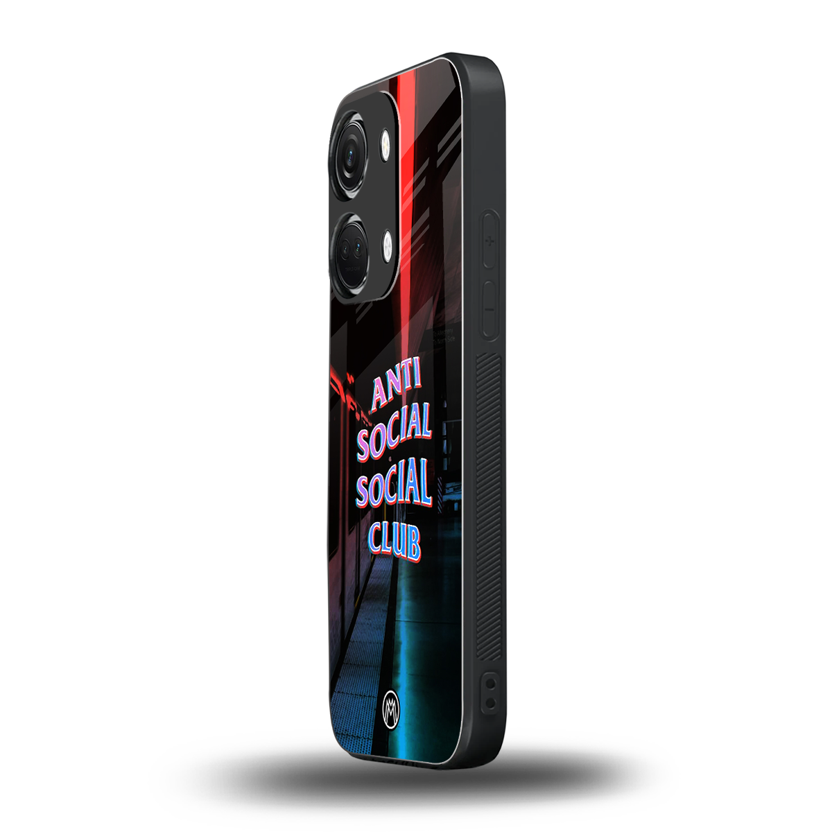 anti social social club back phone cover | glass case for oneplus nord 3