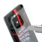 anti social social club back phone cover | glass case for oneplus nord 3