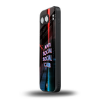 anti social social club back phone cover | glass case for oneplus nord 4