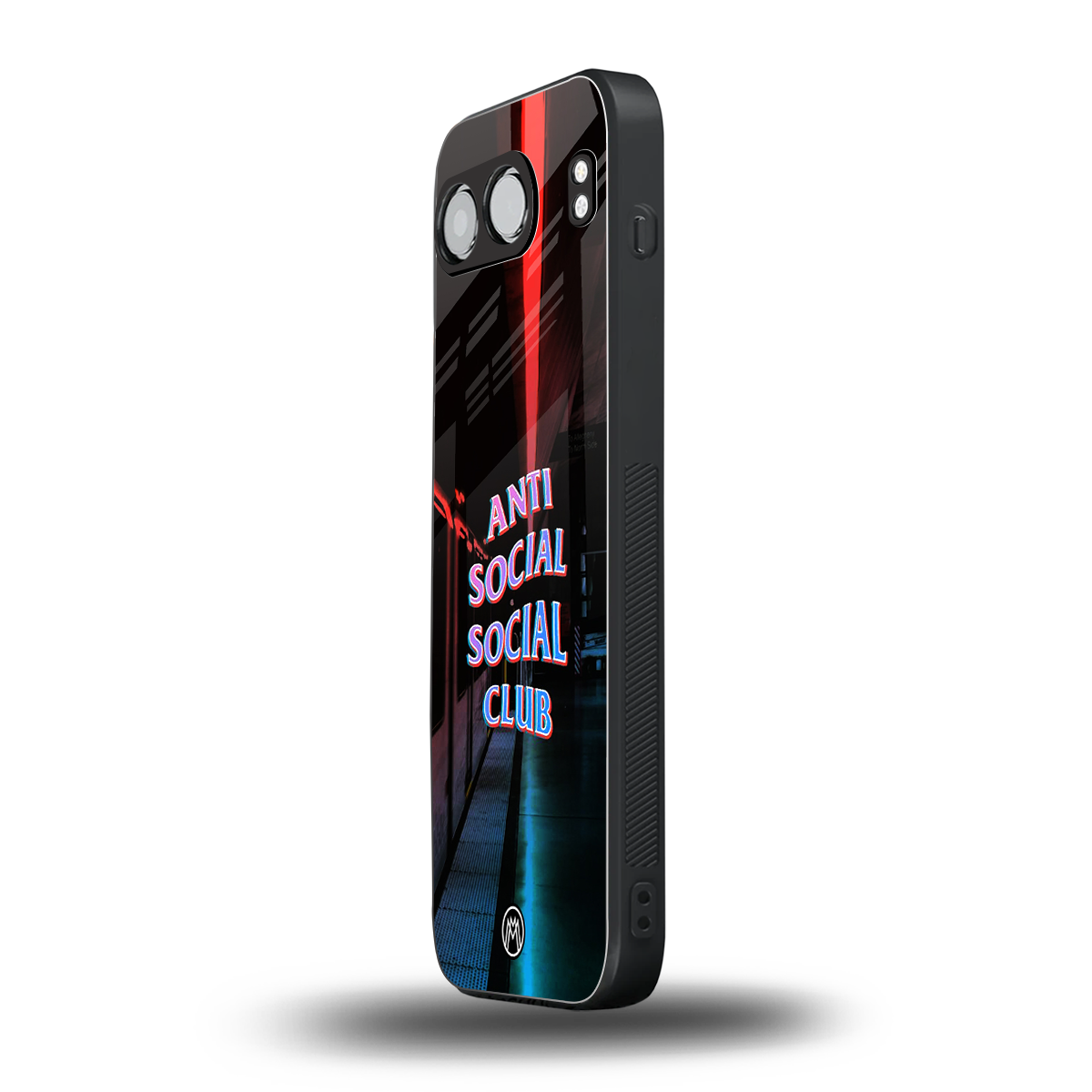 anti social social club back phone cover | glass case for oneplus nord 4