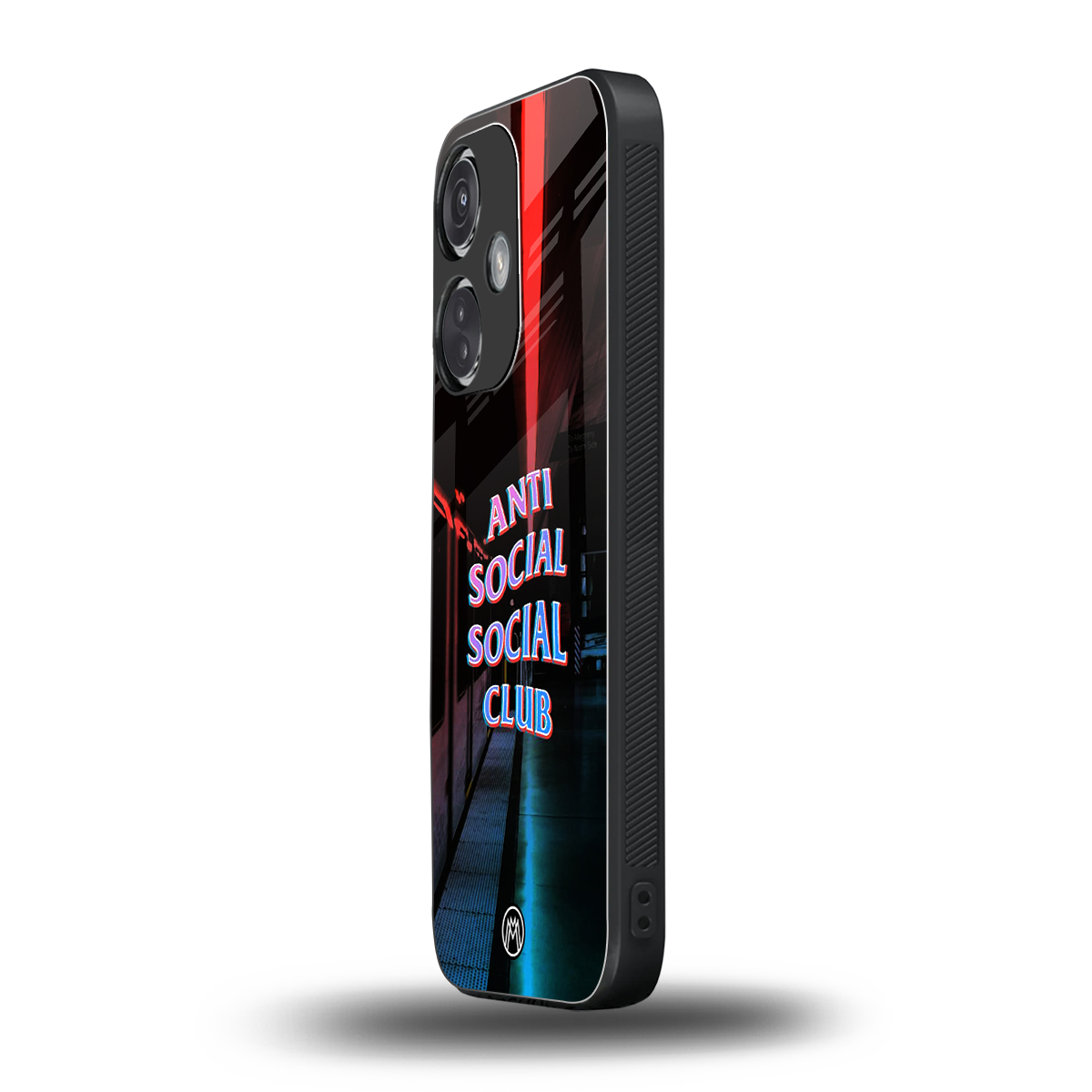 anti social social club back phone cover | glass case for oneplus nord ce 3
