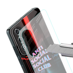 anti social social club back phone cover | glass case for oneplus nord ce 4