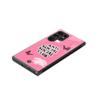 anti social social club pink edition back phone cover | glass case for samsung galaxy s24 ultra