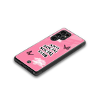 anti social social club pink edition back phone cover | glass case for samsung galaxy s25 ultra