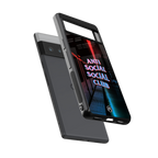 anti social social club back phone cover | glass case for google pixel 6 pro