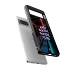 anti social social club back phone cover | glass case for Google Pixel 8