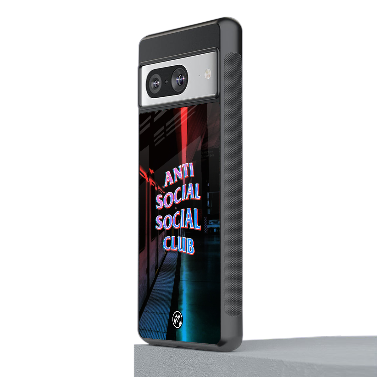 anti social social club back phone cover | glass case for Google Pixel 8