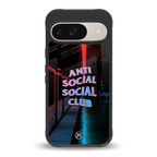 anti social social club back phone cover | glass case for google pixel 9
