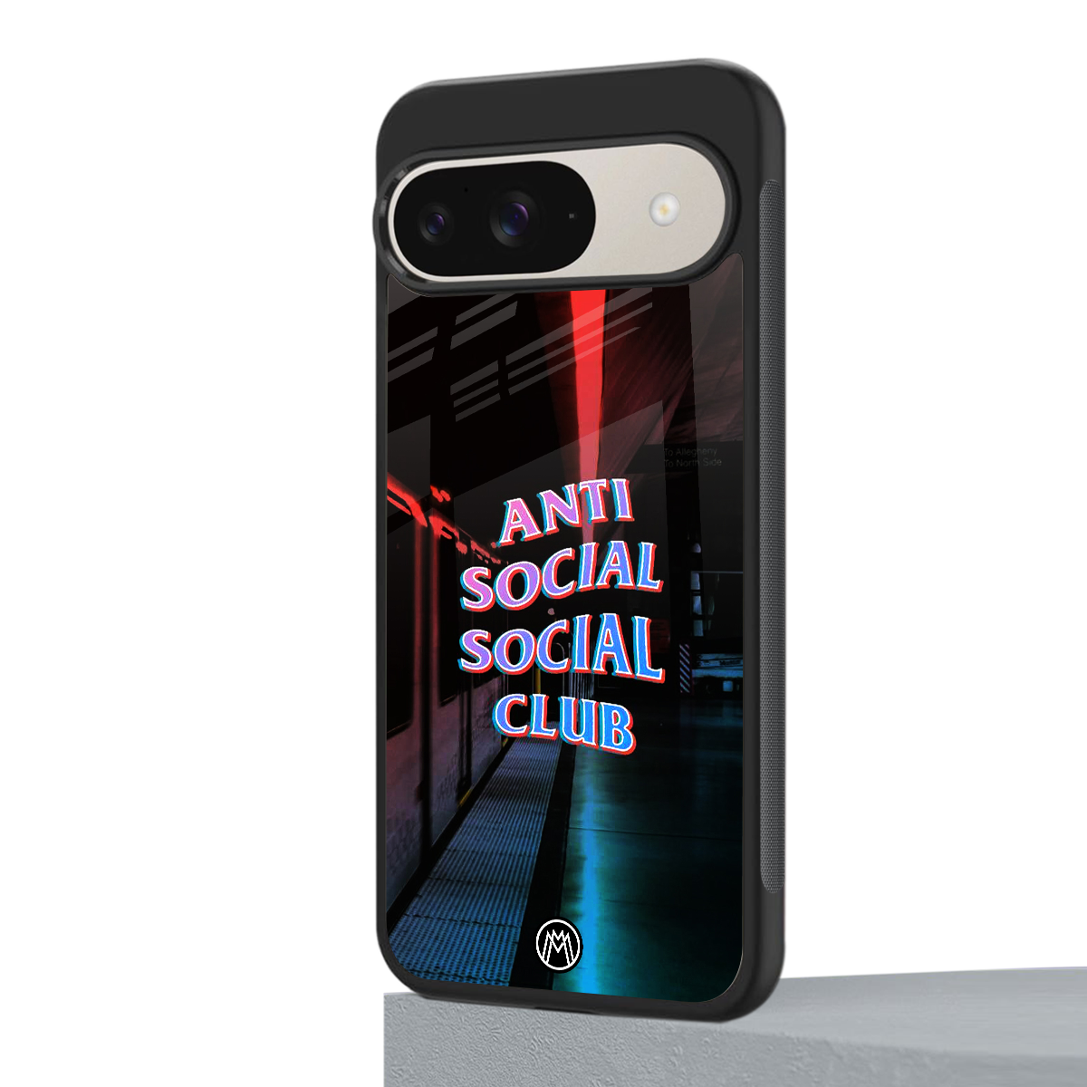 anti social social club back phone cover | glass case for google pixel 9