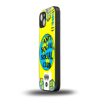 anti social social club x juice wrld back phone cover | glass case for iphone 14 plus