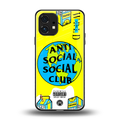 anti social social club x juice wrld back phone cover | glass case for nothing phone 1