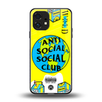 anti social social club x juice wrld back phone cover | glass case for nothing phone 1