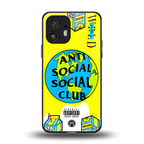 anti social social club x juice wrld back phone cover | glass case for nothing phone 2