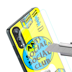 anti social social club x juice wrld back phone cover | glass case for oneplus nord ce 4 lite