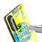 anti social social club x juice wrld back phone cover | glass case for oneplus nord ce 4