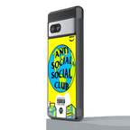 anti social social club x juice wrld back phone cover | glass case for Google Pixel 7