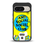 anti social social club x juice wrld back phone cover | glass case for google pixel 9