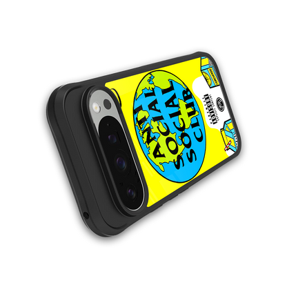 anti social social club x juice wrld back phone cover | glass case for google pixel 9 pro